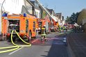 Feuer 3 Dachstuhlbrand Koeln Rath Heumar Gut Maarhausen Eilerstr P260